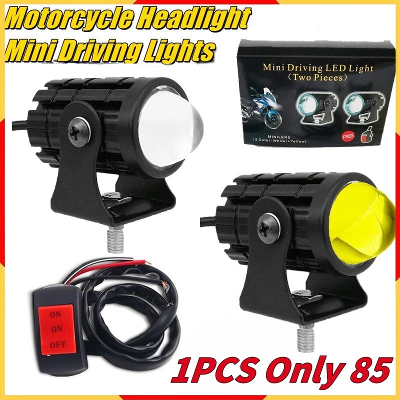 Super Bright Mini Driving Light Set Led Light Motorcycle Headlight ...
