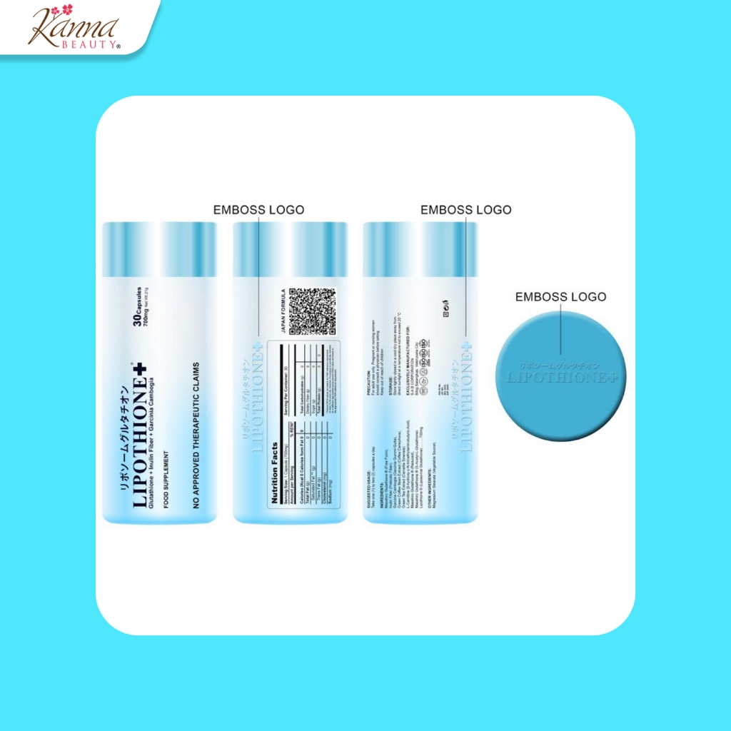 Lipothione Liposomal Glutathione | 30 Capsules x 700mg | Shopee Philippines