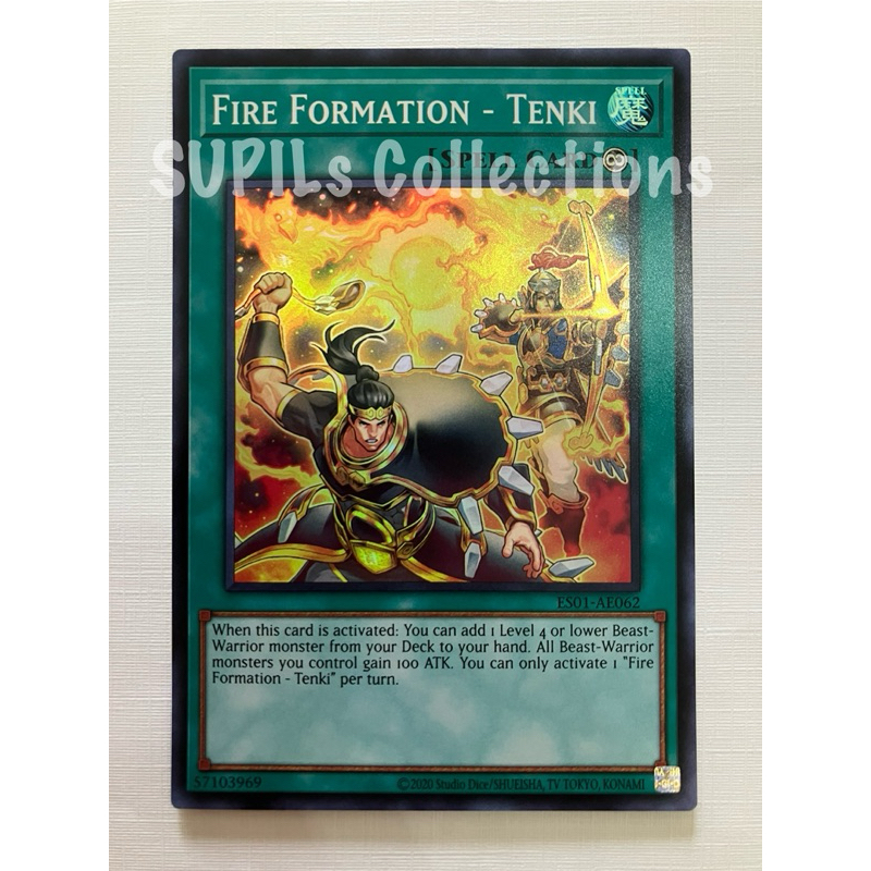 YuGiOh! OCG AE Fire Formation - Tenki ES01-AE062 (SR) | Shopee Philippines