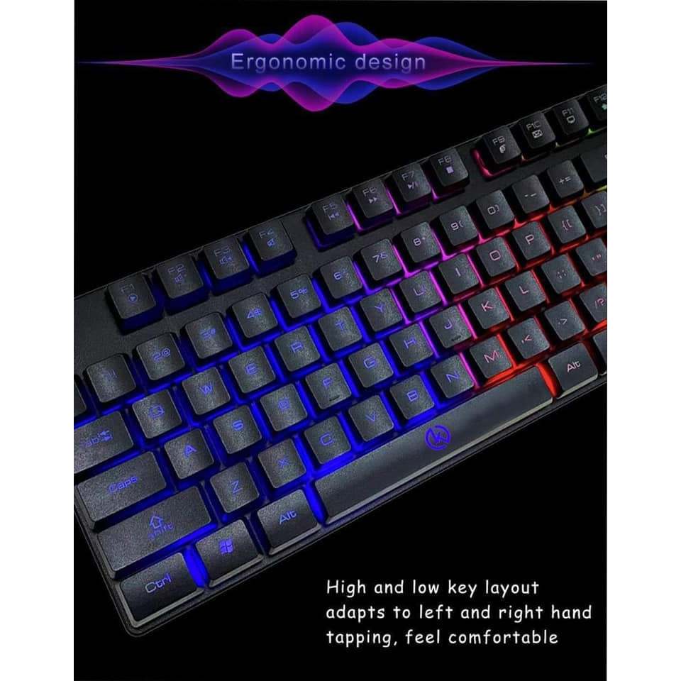 Keytech K-516 Gaming Keyboard and Mouse RGB | Shopee Philippines