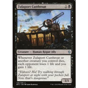 Magic The Gathering - Zulaport Cutthroat - Tagliagole di Zulaport - Battle for Zendikar