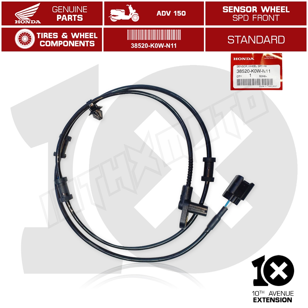 10thX Honda Genuine ABS Sensor Cable Part No. 38520-K0W-N11 for ADV 150 ...