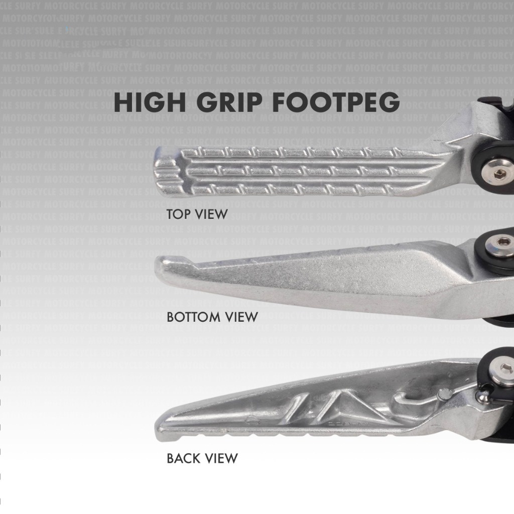 Yamaha Aerox v1/ v2 rear footrest (SET) left and right | Shopee Philippines