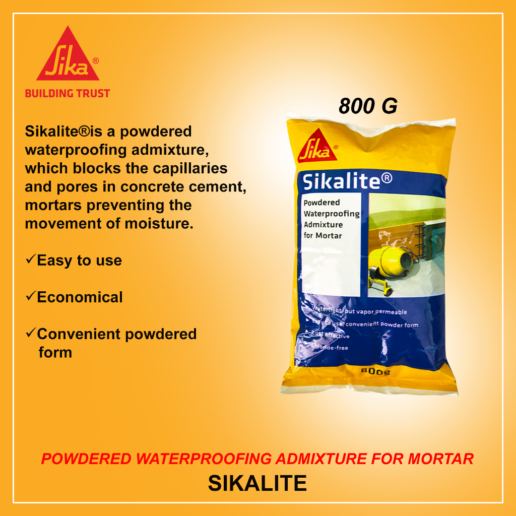 Sikalite 800G X 30 Packs Powdered Waterproofing Admixture For Mortar ...