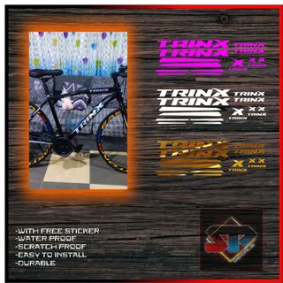 TRINX Bike Design Vinyl Stickers Decal For Mountain Bicycle Frame ...