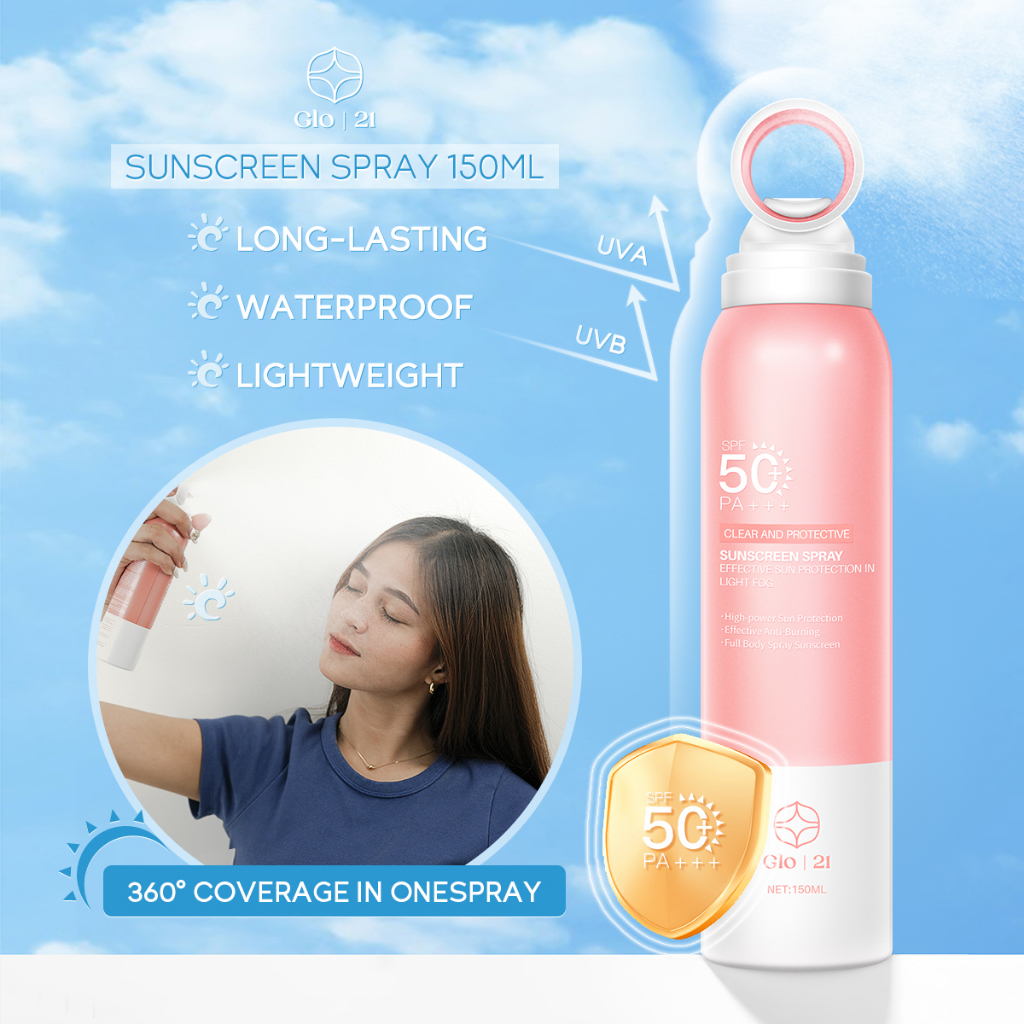 GLO21 Freebies+SPF50++ Waterproof UV Protection High Power Sunscreen ...