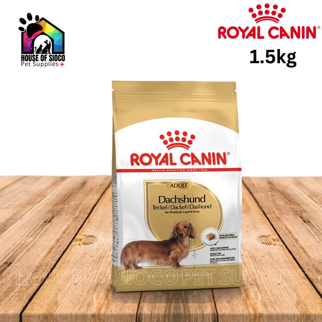 Royal Canin Dachshund Adult Puppy 1.5kg Dry Dog Food Breed Health Nutrition Shopee Philippines