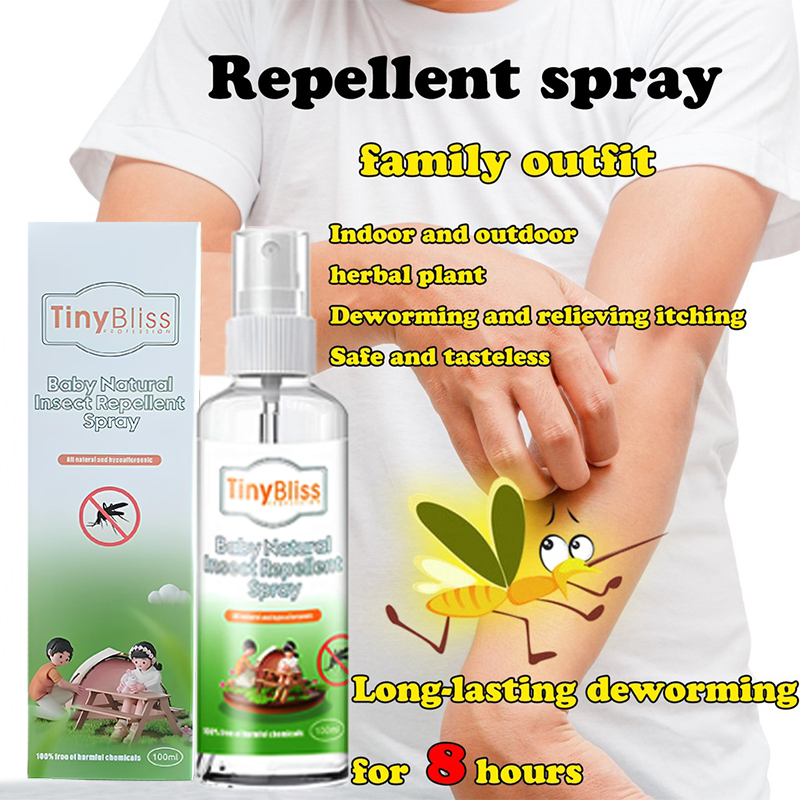 Tiny Bliss Baby Natural Insect Repellent Spray 100ml Hypoallergenic ...