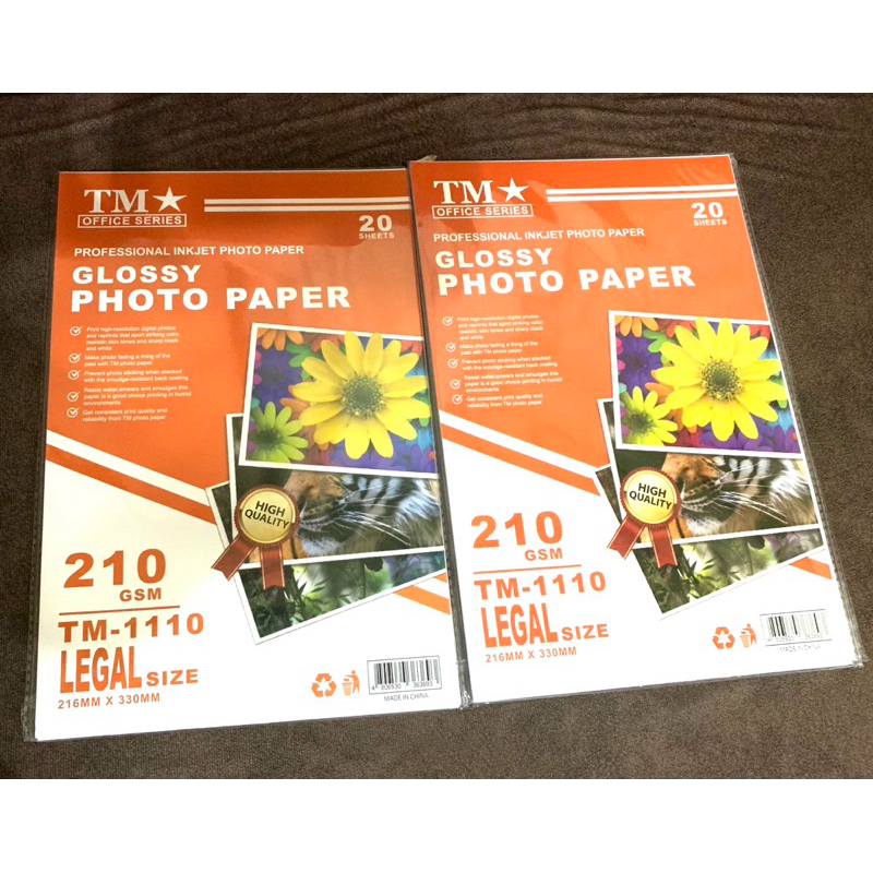 Glossy Photopaper Legal Size Shopee Philippines