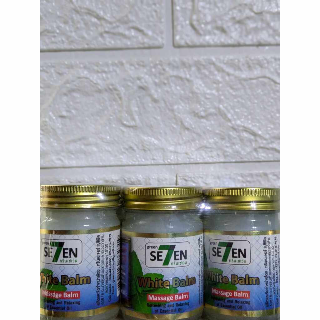 SEVEN WHITE MASSAGE BALM (50G) (Authentic from Thailand) | Shopee ...
