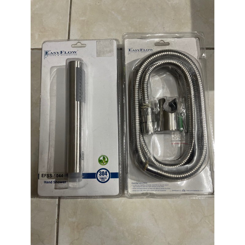 Easy Flow Stainless Hand Shower with Hose | Shopee Philippines