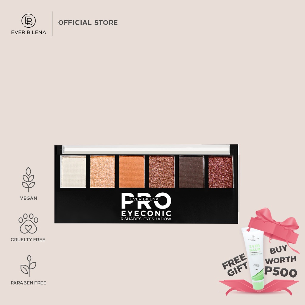 EB Pro Eyeconic 6 Eyeshadow Set 6.8g [Eyeshadow Palette, Multi use ...