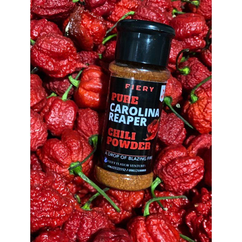 FIERY Pure Carolina Reaper Chili Powder 30grams | Shopee Philippines