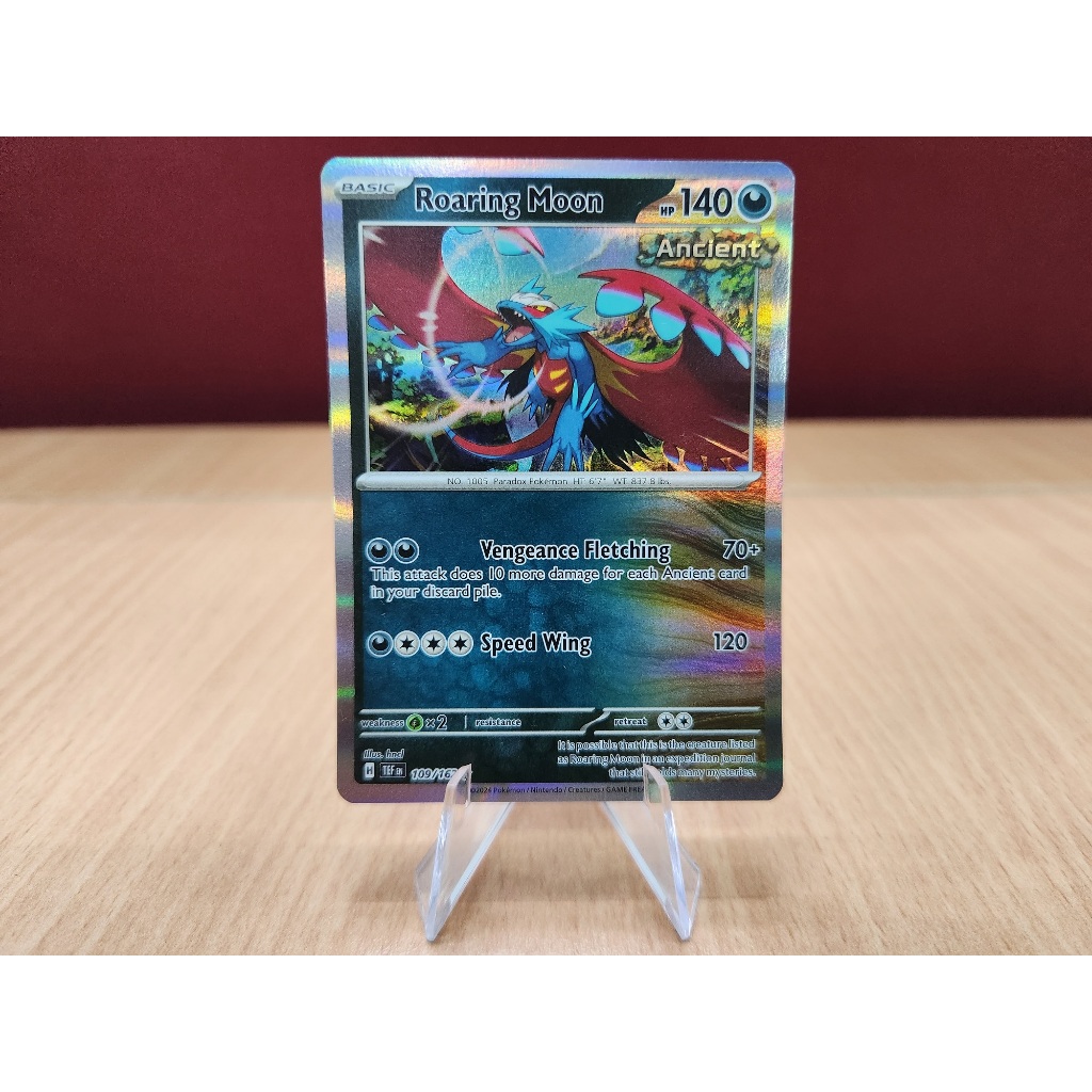 Holo Rare] Roaring Moon - 129/162 - Scarlet and Violet - Pokemon Card  Singles | Shopee Philippines