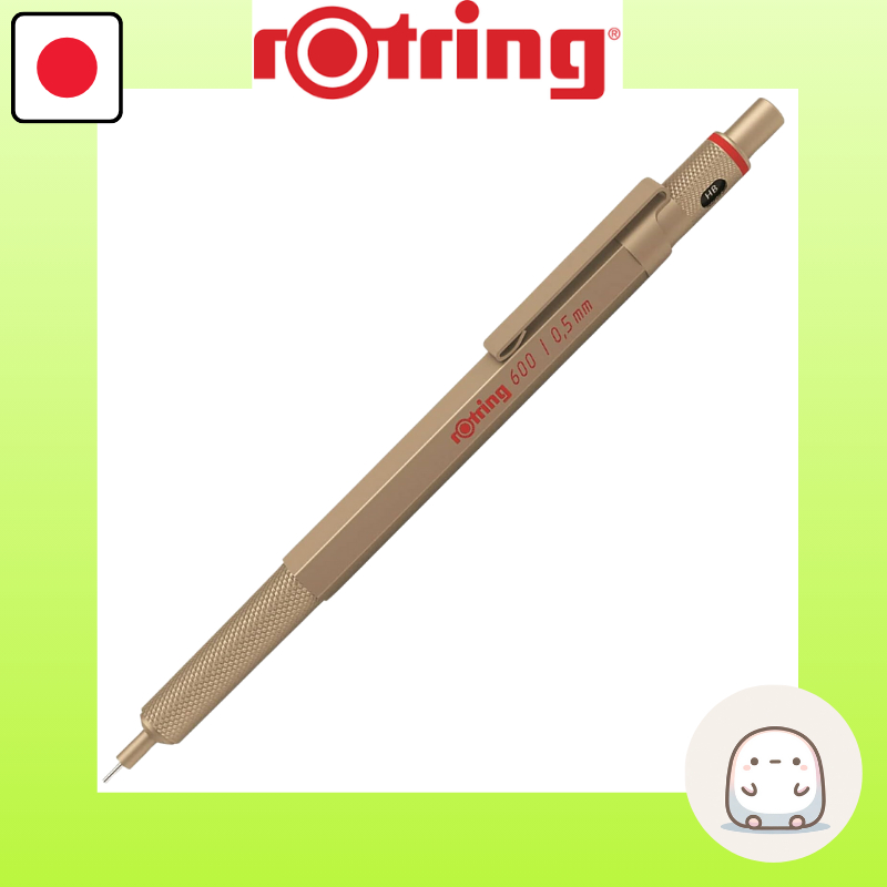 Rotring Mechanical Pencil Gold 600 2158796 0.5mm rOtring Sharp pen ...