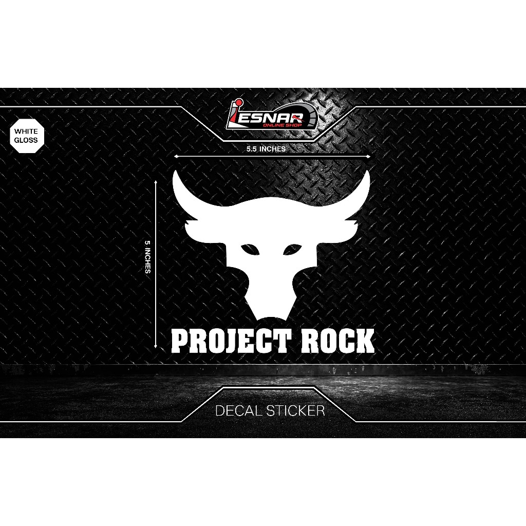 Project Rock Sticker | Shopee Philippines