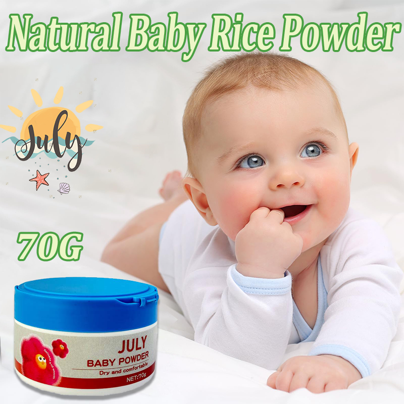 JULY Baby Powder 70G Relieve heat rash Refreshing Skin-friendly and ...