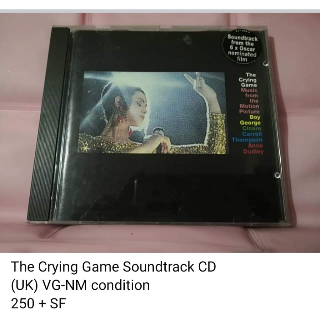 The Crying Game Soundtrack CD (unsealed) | Shopee Philippines