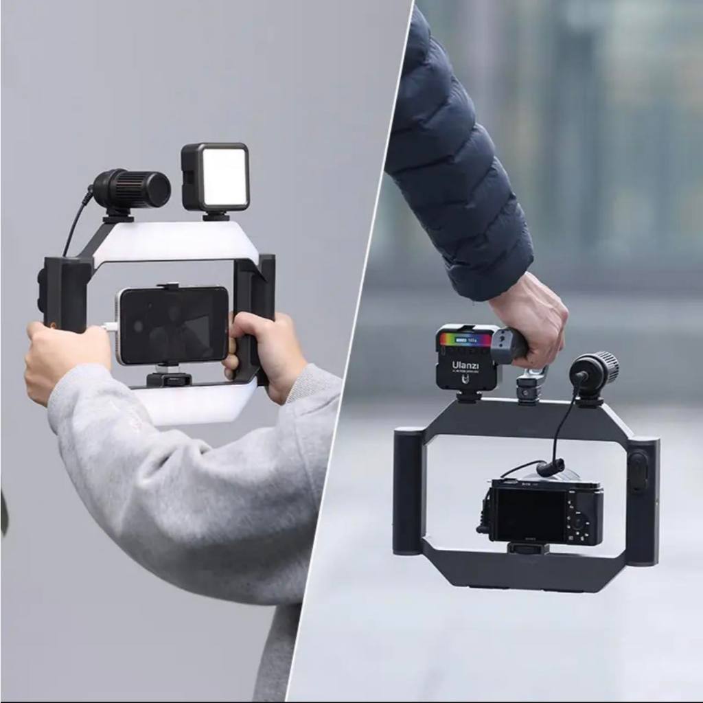 100% Smilee U-Rig Light Wireless Remote Handheld Video Rig LED Video ...