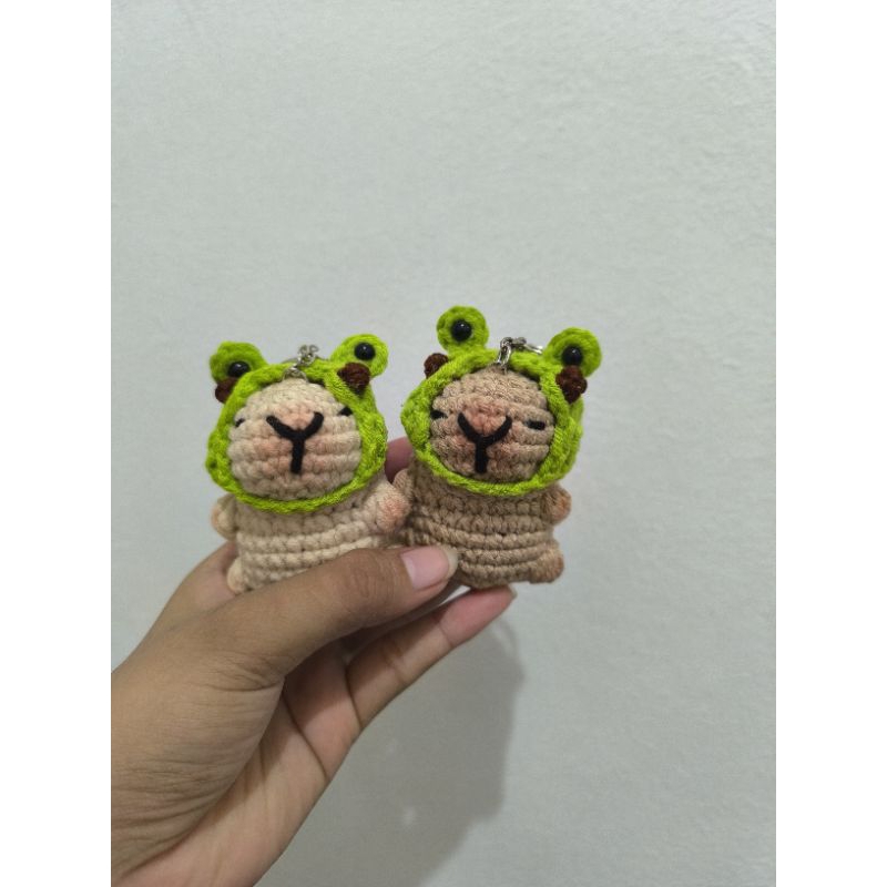 Capybara Crochet Keychains / Bag charm | Shopee Philippines