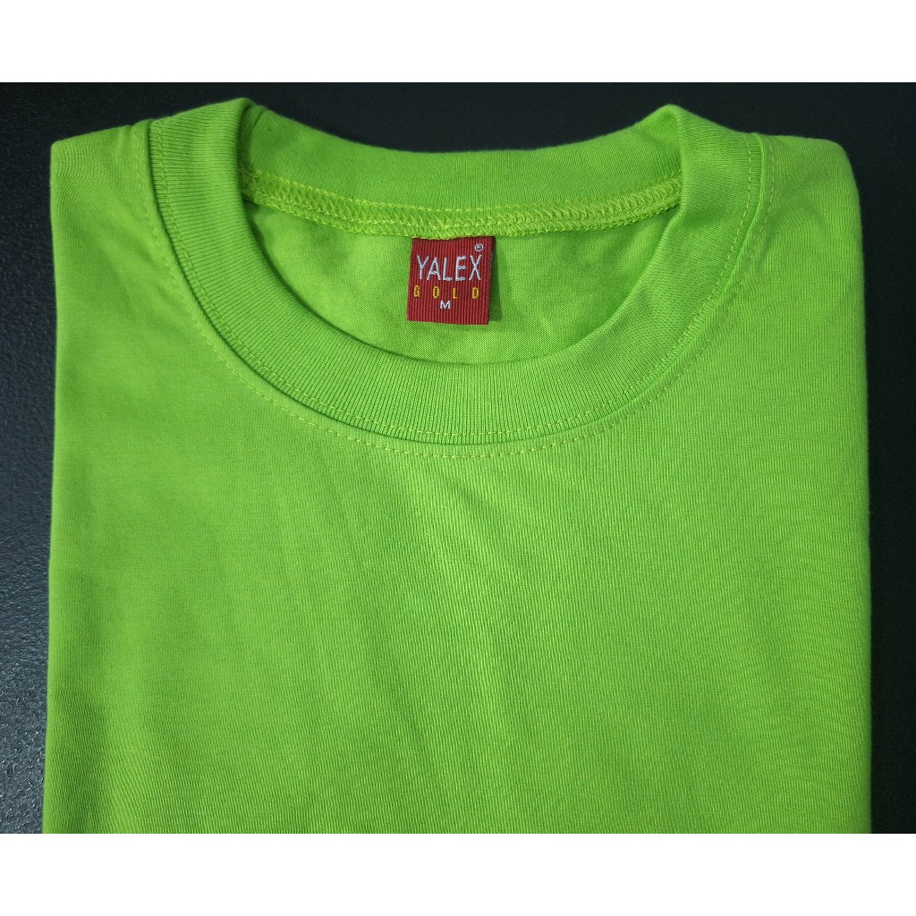 APPLE GREEN TShirt Yalex Round Neck Plain Shirt Adult & Kids Size ...