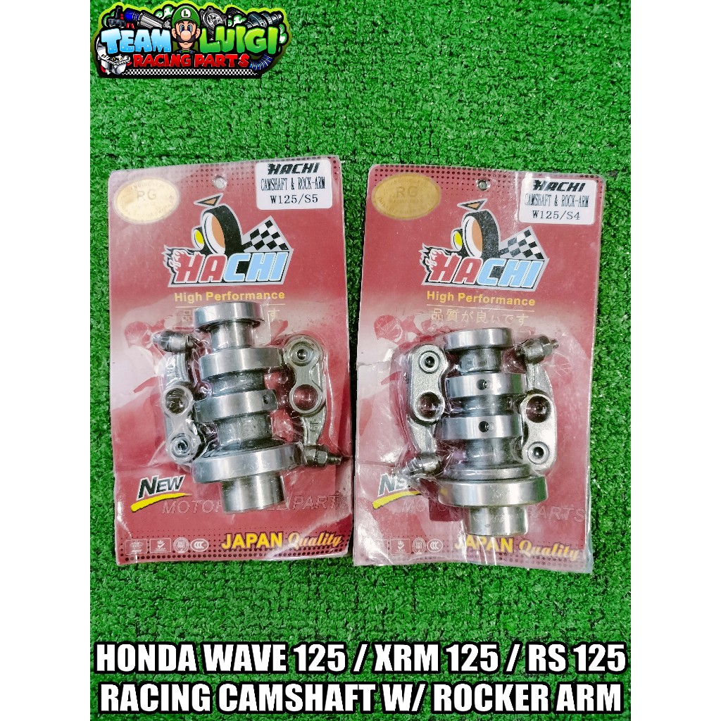 HACHI HONDA WAVE 125 / XRM 125 / RS 125 RACING CAMSHAFT WITH ROCKER ARM ...