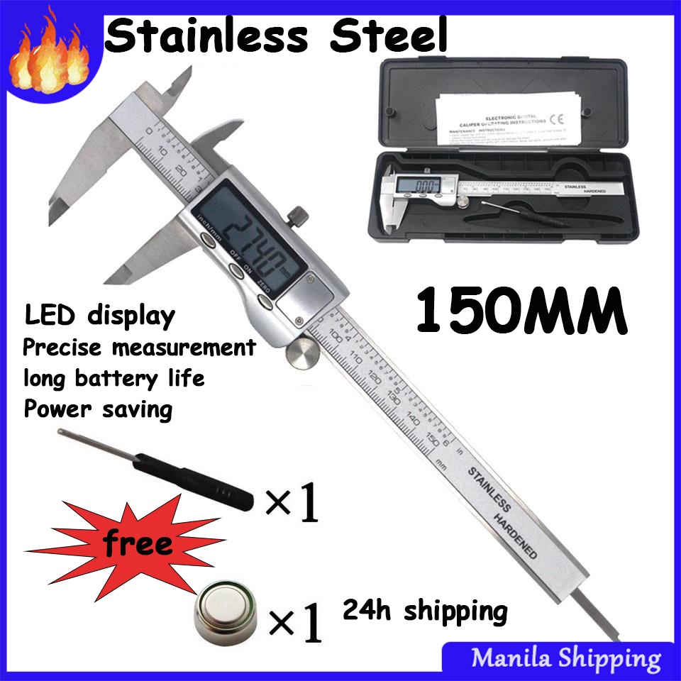 Stainless Steel Electronic Digital Display Vernier Caliper High ...