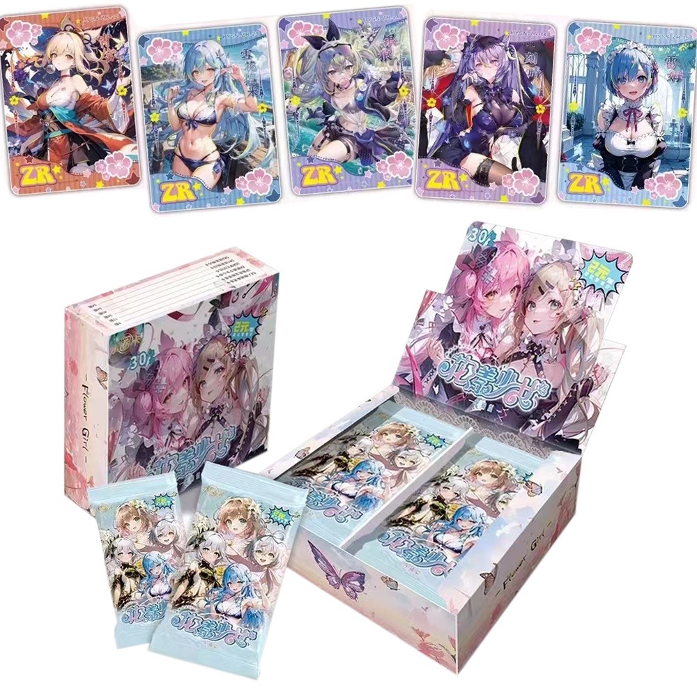 Flower Yang Girl Fan Peripheral Swimsuit Character Cards animation
