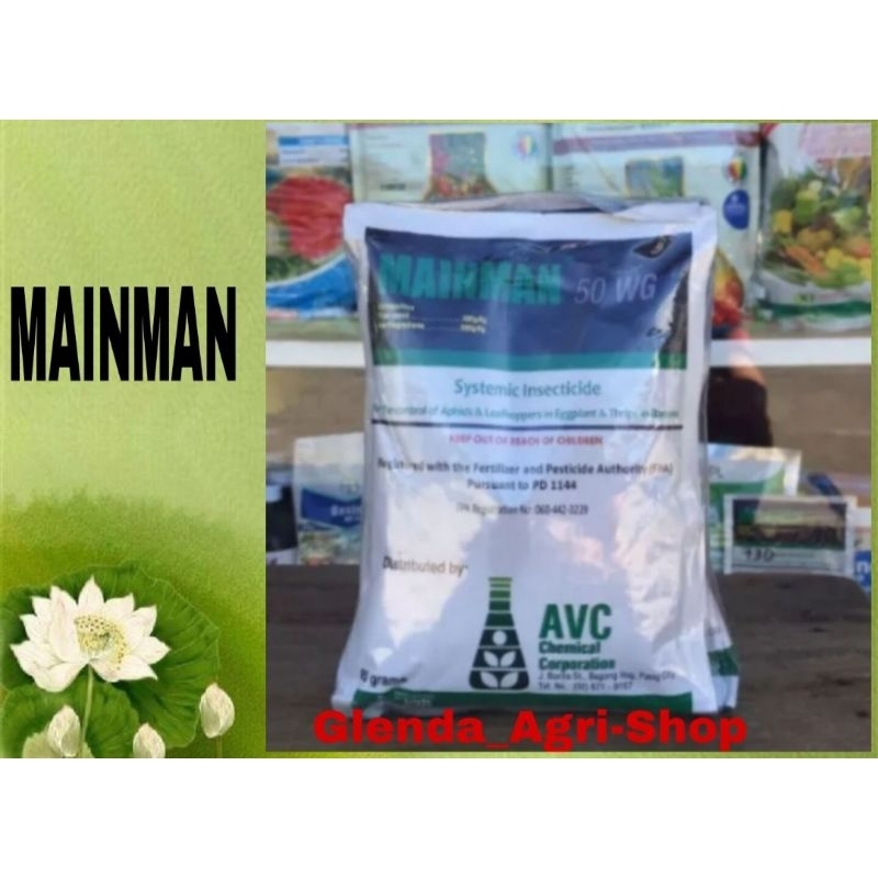 MAINMAN 50WG INSECTICIDE -SYSTEMIC INSECTICIDE/PEST CONTROL - BY: AVC ...