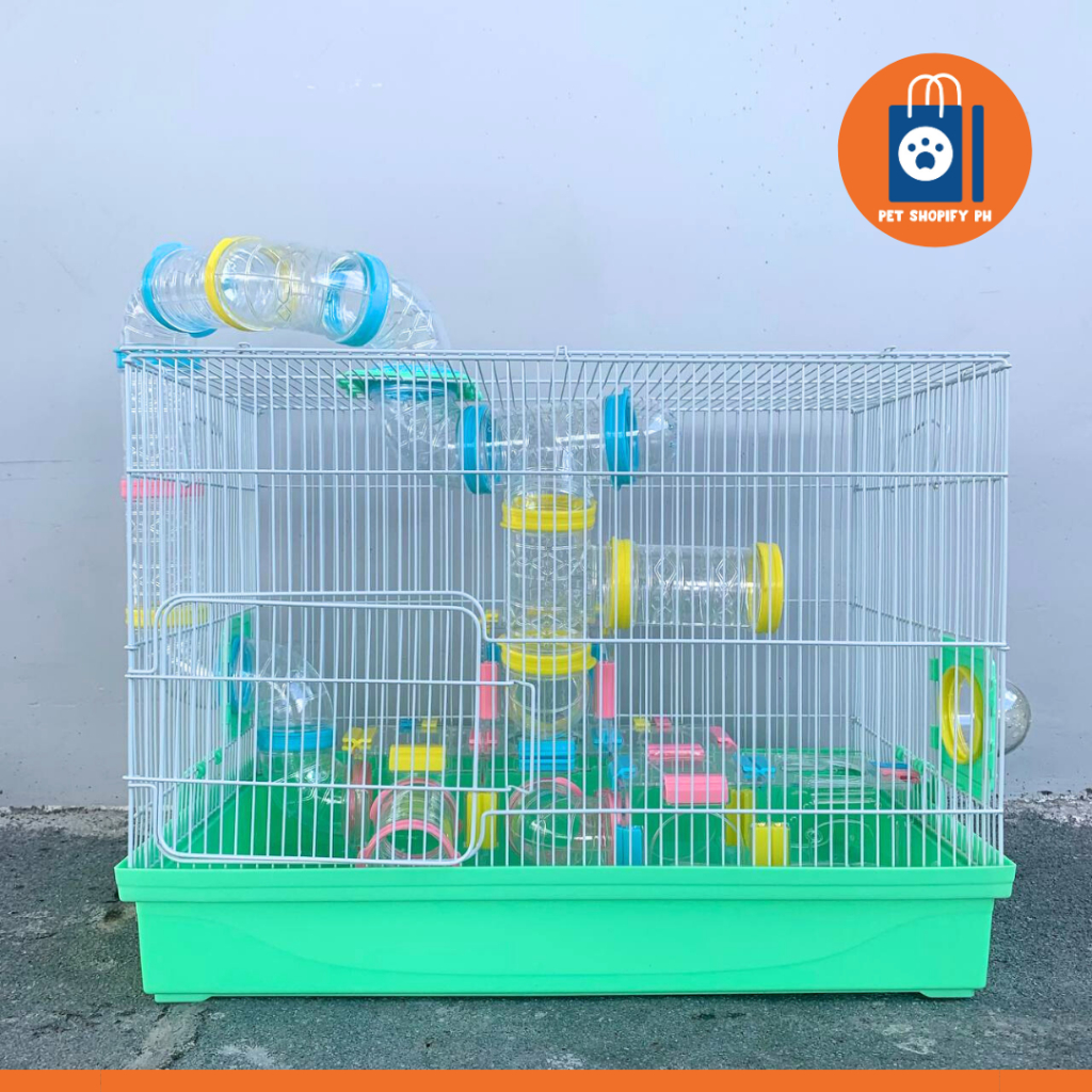HAMSTER CAGE WITH TUNNEL MODULE MO600 M0600 | Shopee Philippines