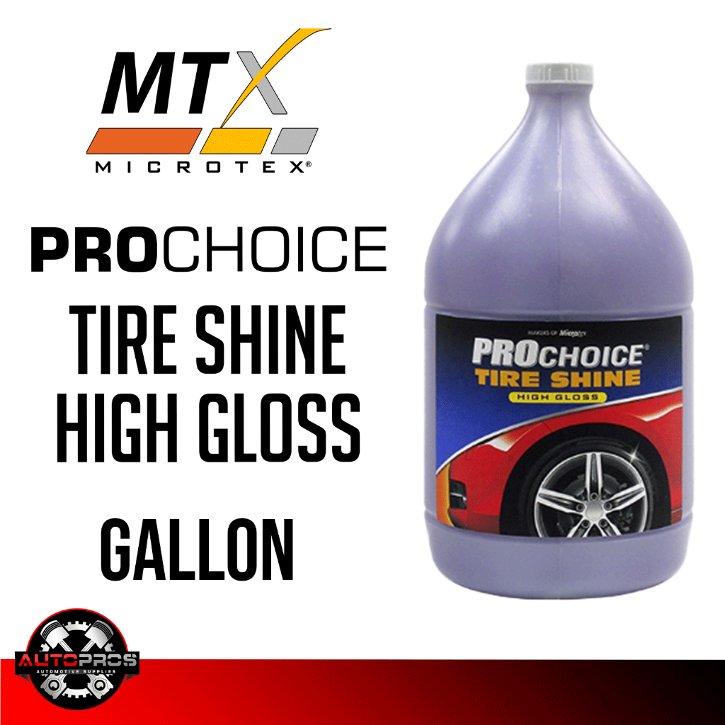 Microtex ProChoice Tire Shine High Gloss Gallon (3.8 Liters) | Shopee ...