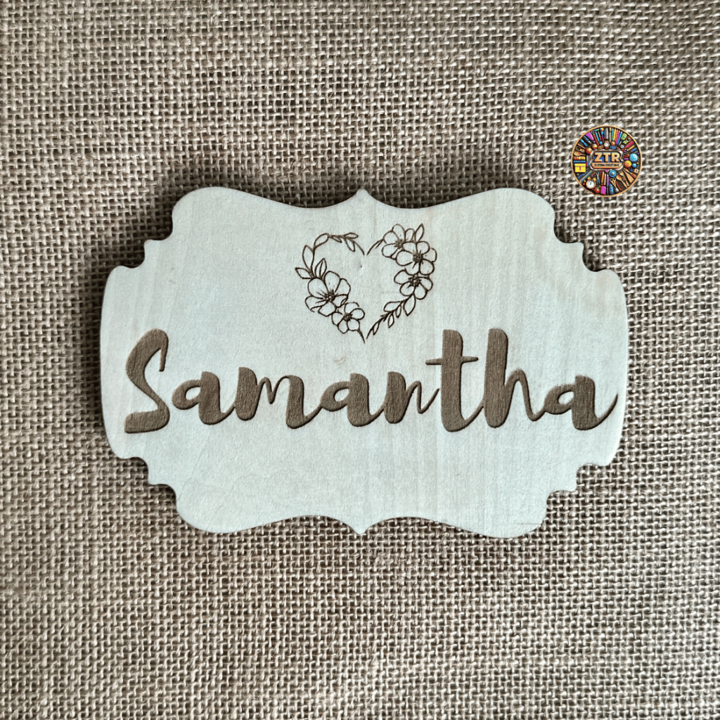 Customizable Wooden Hanging Wall Decor Personalized Wood Sign Door