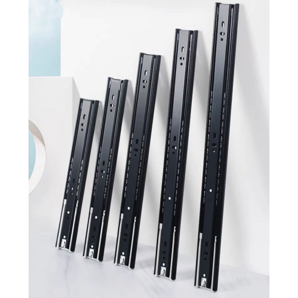 (PER PAIR)Drawer Slide Keyboard Drawer Slide For Desk Drawer Rail Heavy ...