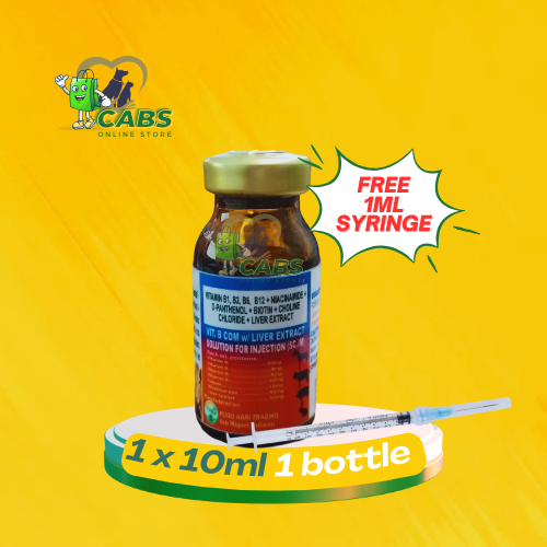 VITAMIN B-COMPLEX WITH LIVER EXTRACT 100 ml 10ML plus 1ml syringe ...