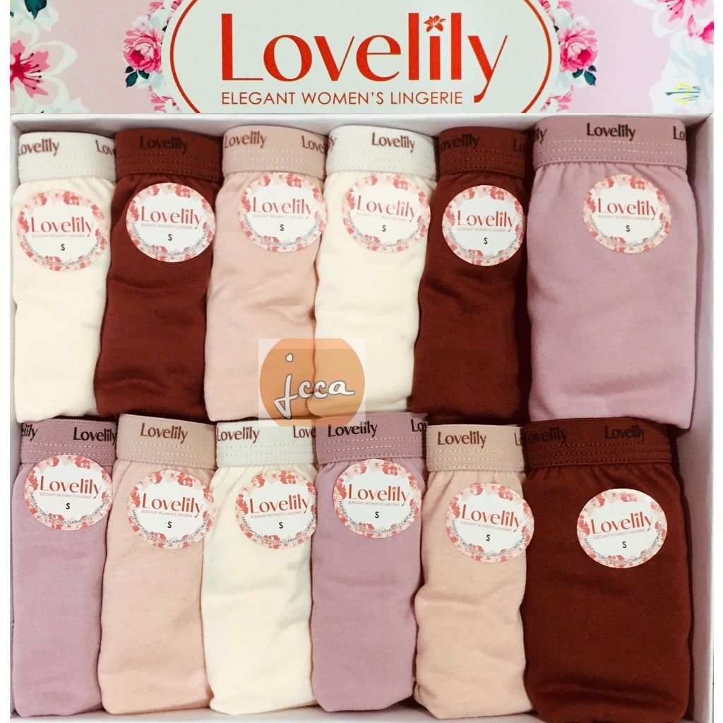 LOVELILY by SOEN Bikini Panty for Teens/Adults LBBC 5701 (One Dozen ...