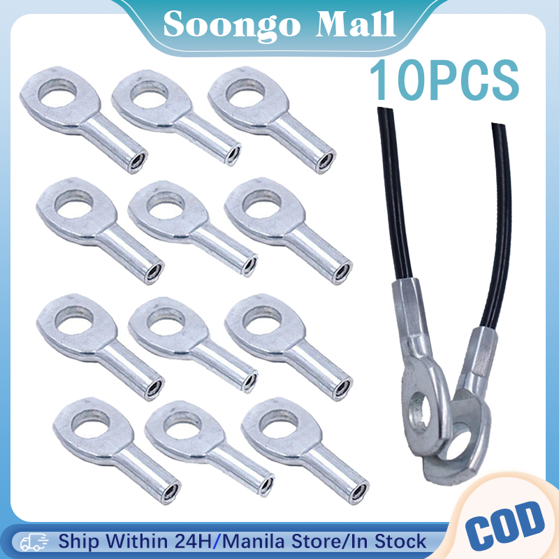 10PCS Steel Wire Rope Eyelets Fitness Equipment Wire Rope Port Joint ...