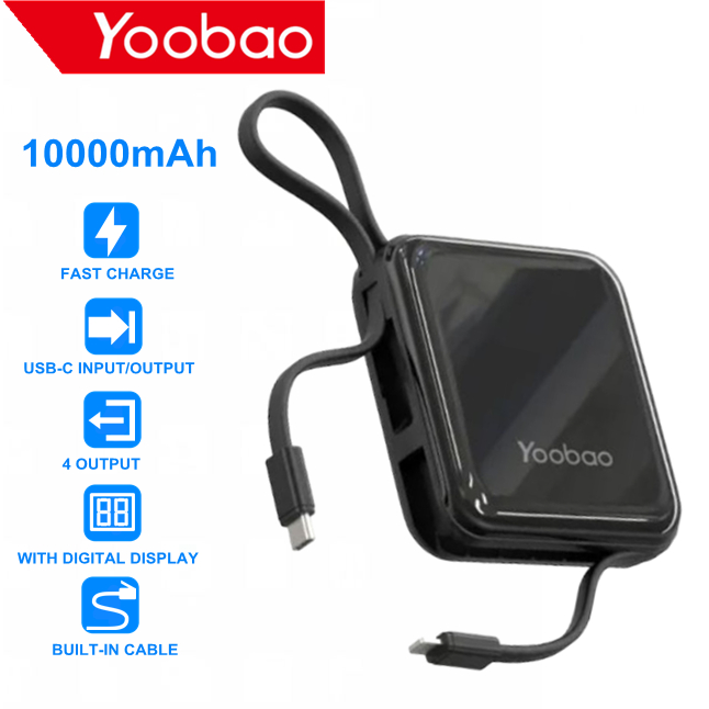 Yoobao Lk10 Powerbank Original 10000mAh Multi-functional Power Bank ...