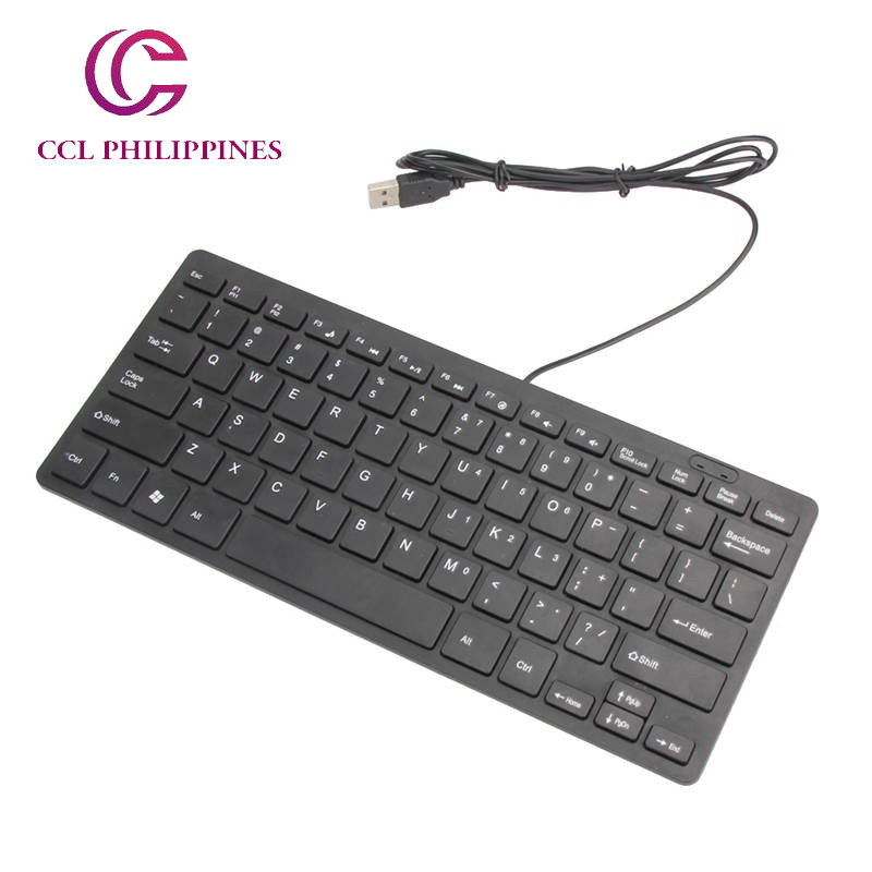 CCL PH Universal Mini USB Keyboard Multimedia Keyboards for PC Laptop