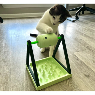 Dog Treat Tower Bite Resistant Tumbler Food Leaking Dispenser Toy