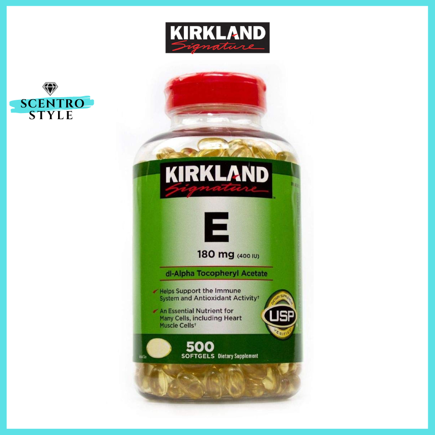 Kirkland Vitamin E 500 Softgels Shopee Philippines