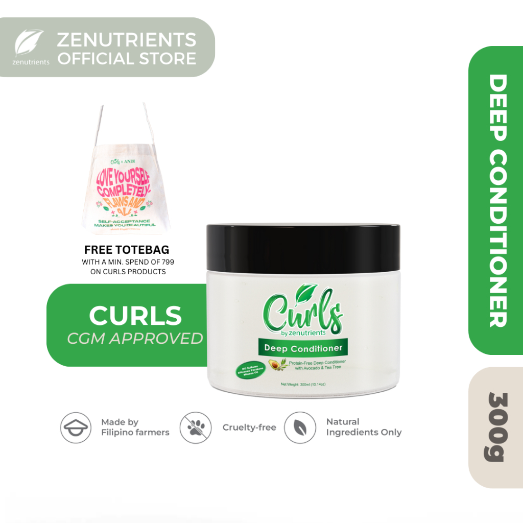 Curls by Zenutrients Avocado and Tea Tree Deep Conditioner Treatment ...