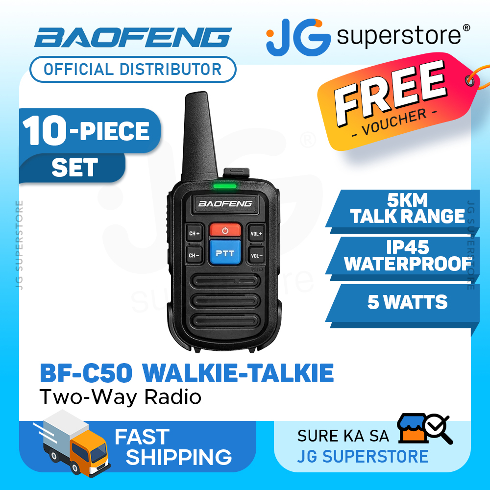 BaoFeng BF-C50 (Set of 5/6/7/8/9/10) UHF Transceiver 5W Two-Way Radio ...