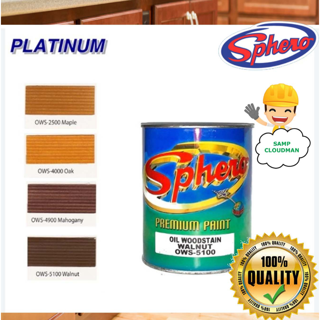 Clearance Sale Sphero Oil Wood Stain Gallon 4 Liters Varnish Mahogany