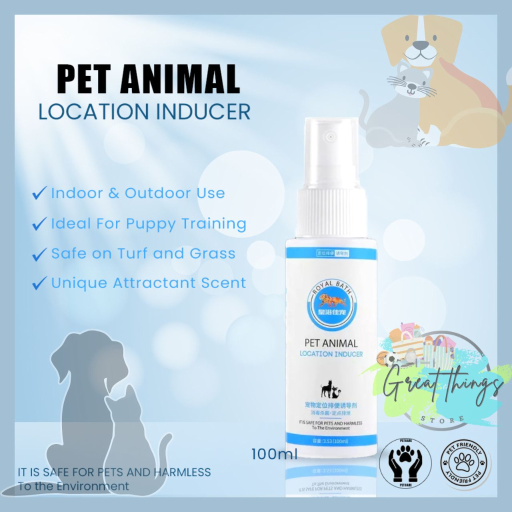 GTS Pet Potty Training Spray Pet Toilet Training for Dogs and Cats