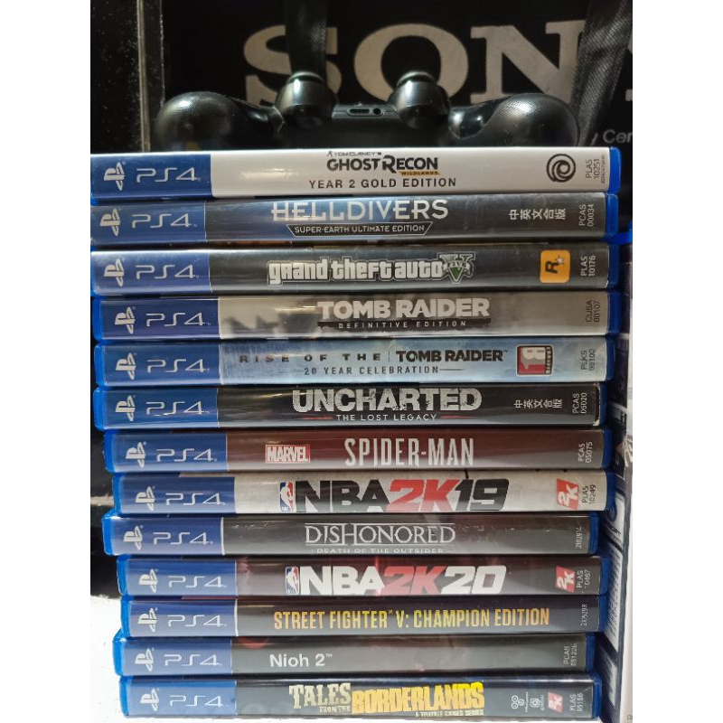 PS4 GAMES (PREOWNED) Shopee Philippines