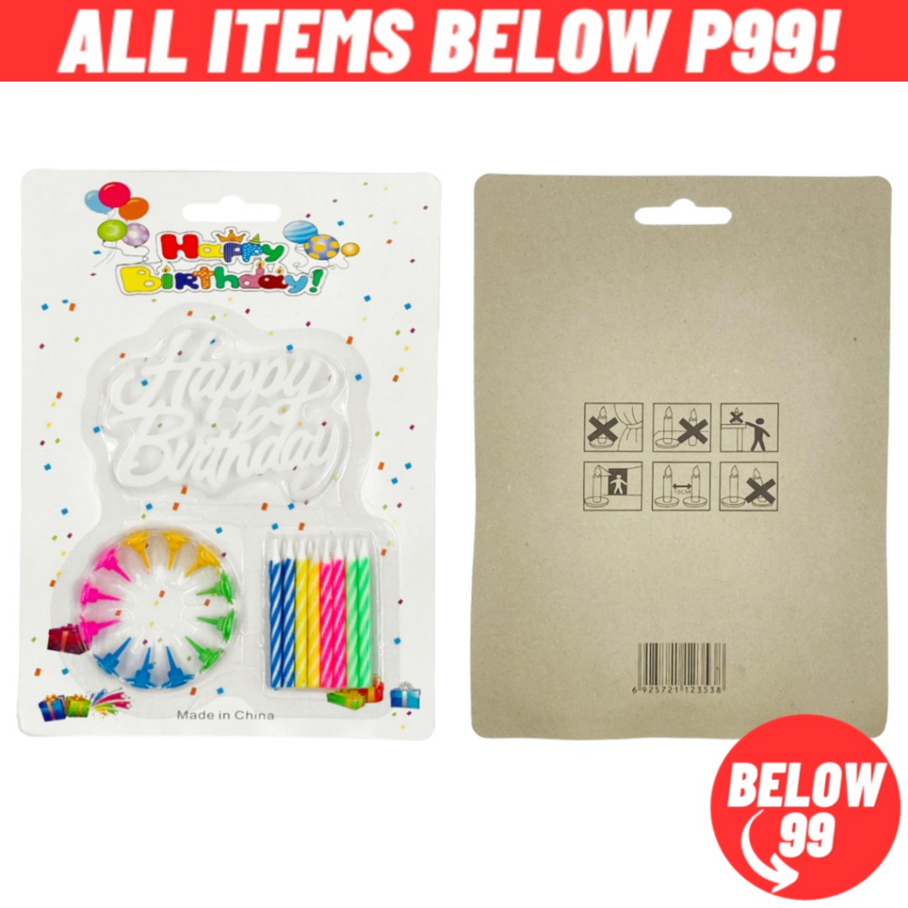 Birthday Cake Topper Candle Set Happy Birthday Topper Candles Cake