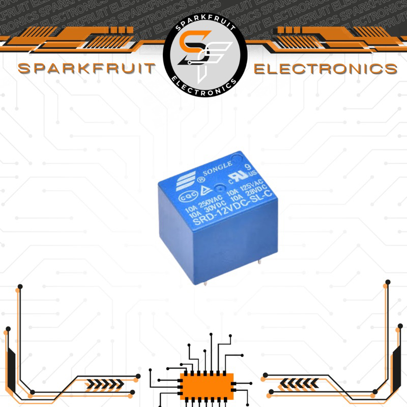Relay 12V 10A Single Pole Double Throw (SPDT) Shopee Philippines