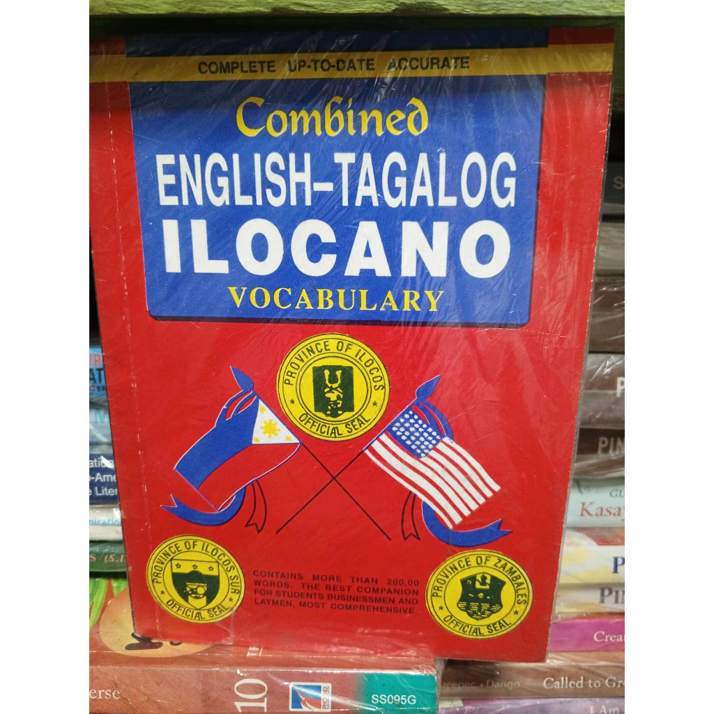 Combined EnglishTagalog (Ilocano) Vocabulary Shopee Philippines