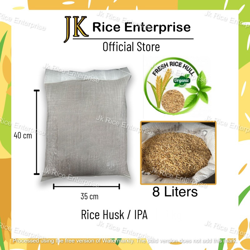 1 SACK RICE HUSK/IPA (8 LITERS) Shopee Philippines