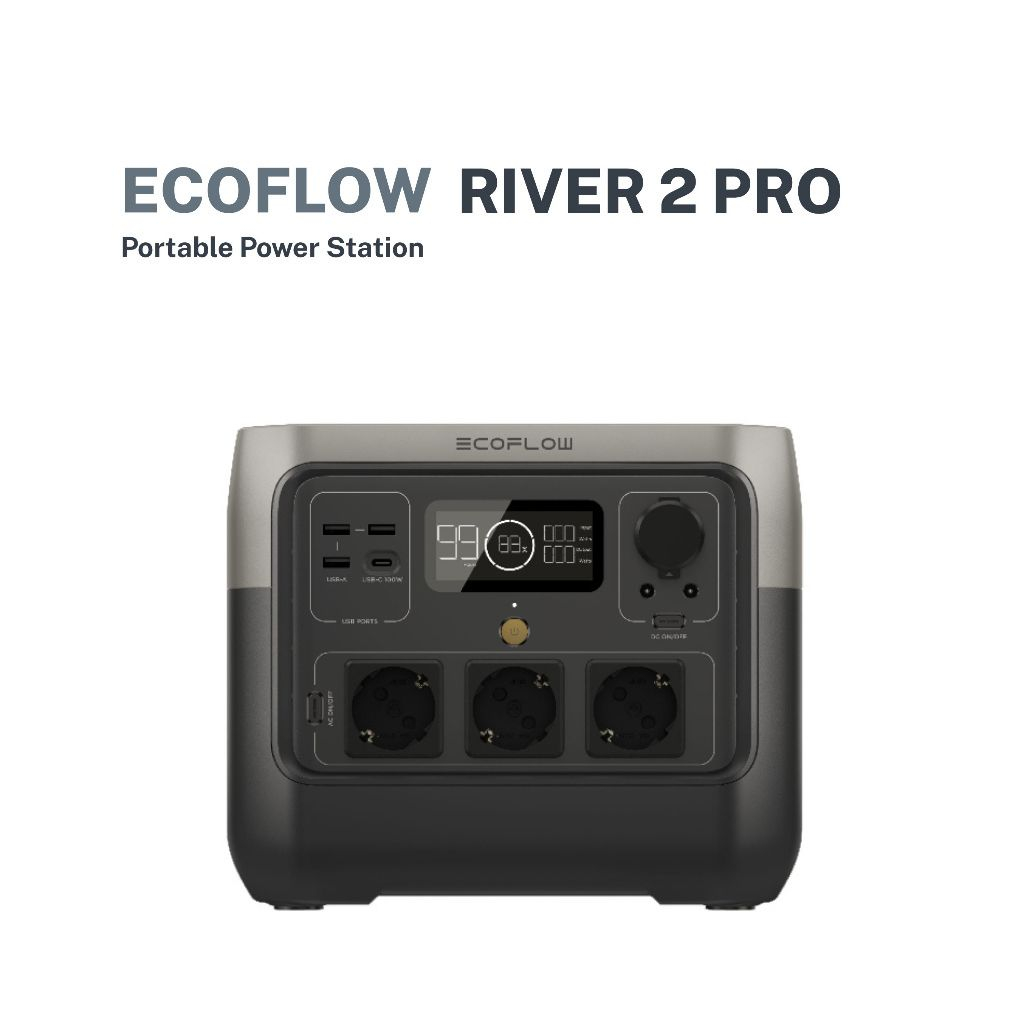 Ecoflow River 2 Pro 220V Portable Power Station 768Wh Solar Generator ...